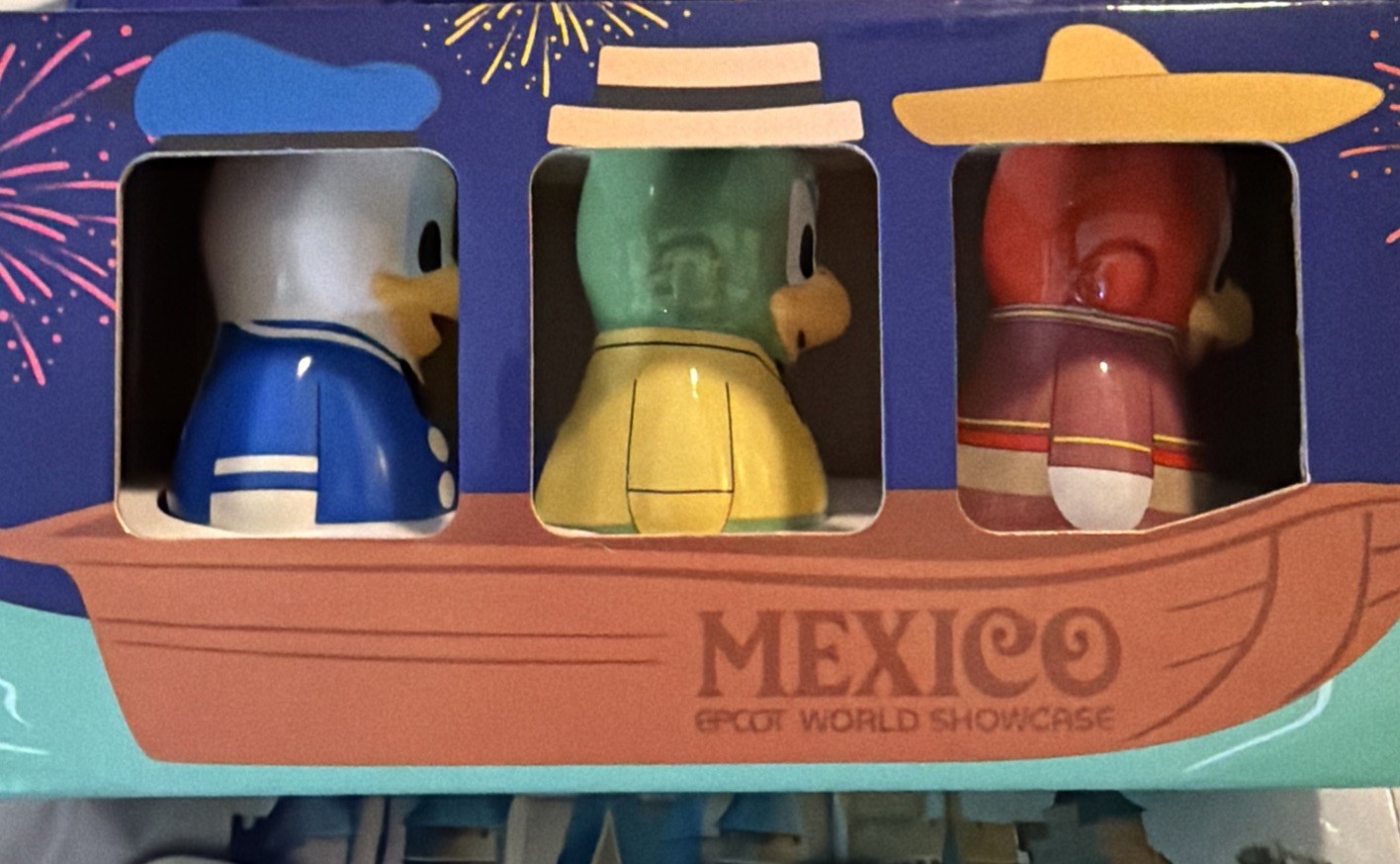 NEW 2026 Disney Parks Epcot Mexico Three Caballeros Toothpick Holders/Shot Glass