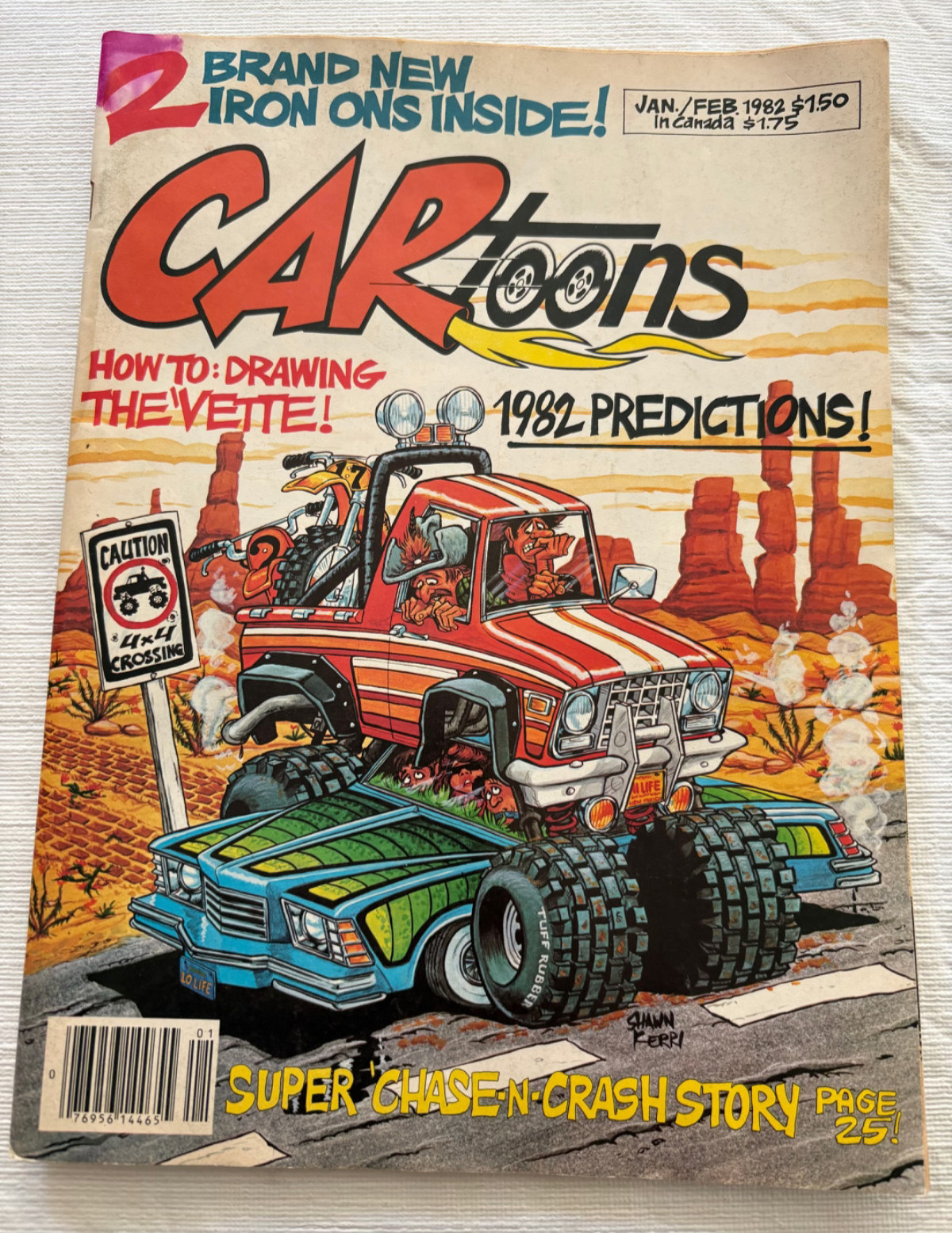 CARtoons Magazine 1982 January/February Hotrod Racing Petersen Publishing