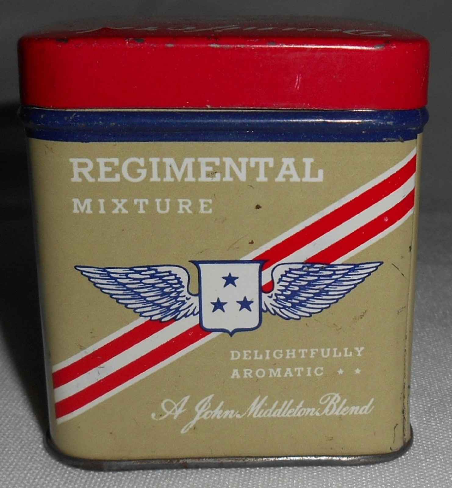 Donniford KENTUCKY CLUB Regimental Mixture TOBACCO TIN John Middleton Blend