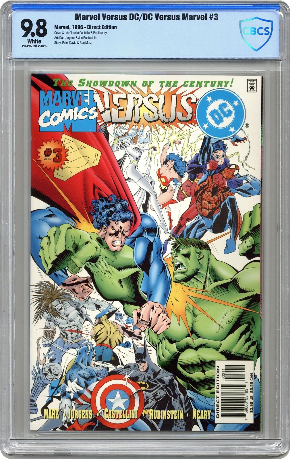 Marvel vs. DC #3 CBCS 9.8 1996 20-207E9E2-025