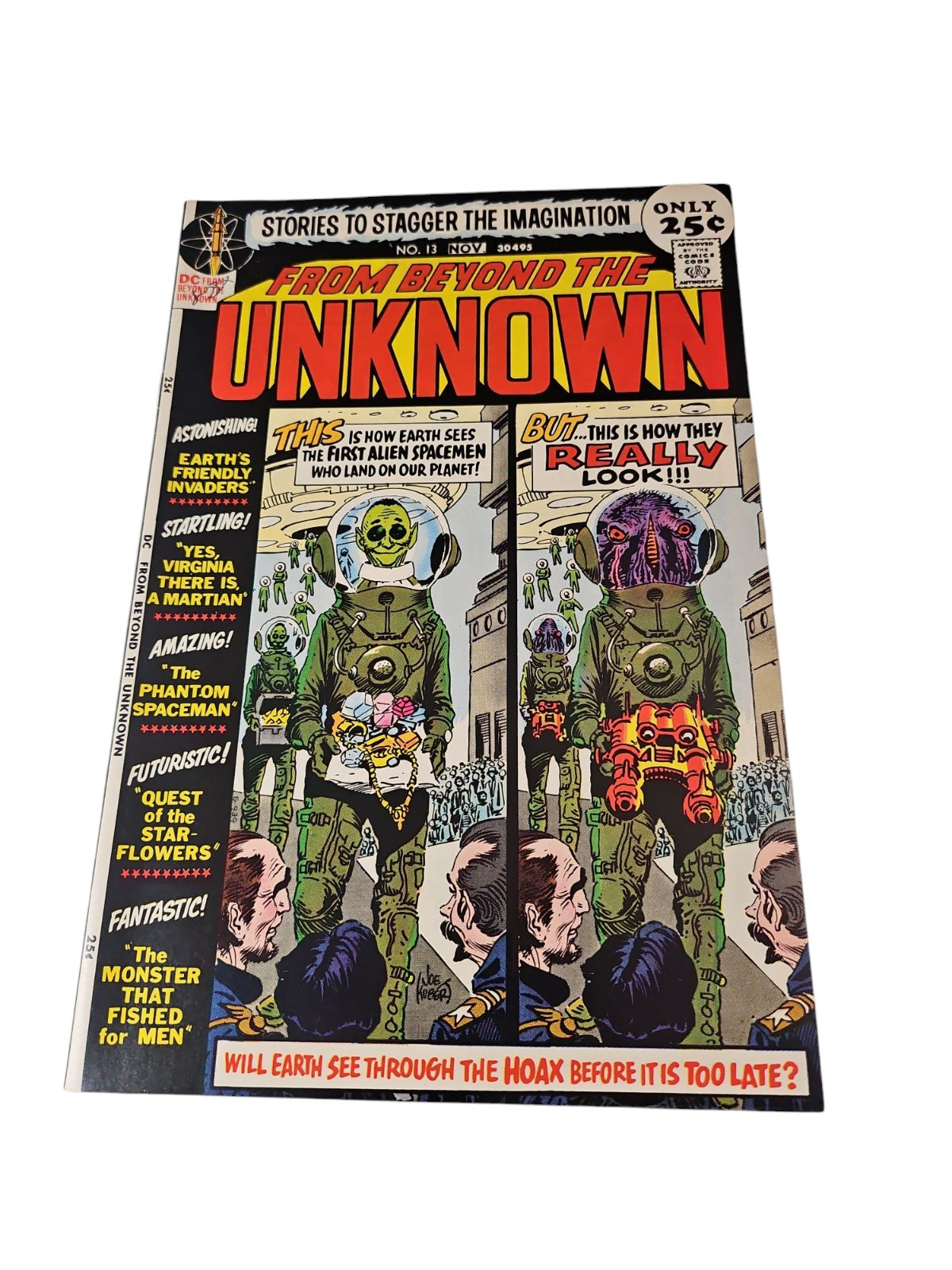 From Beyond the Unknown #13 - 52-page giant; Gil Kane (DC, 1971) Good Condition 