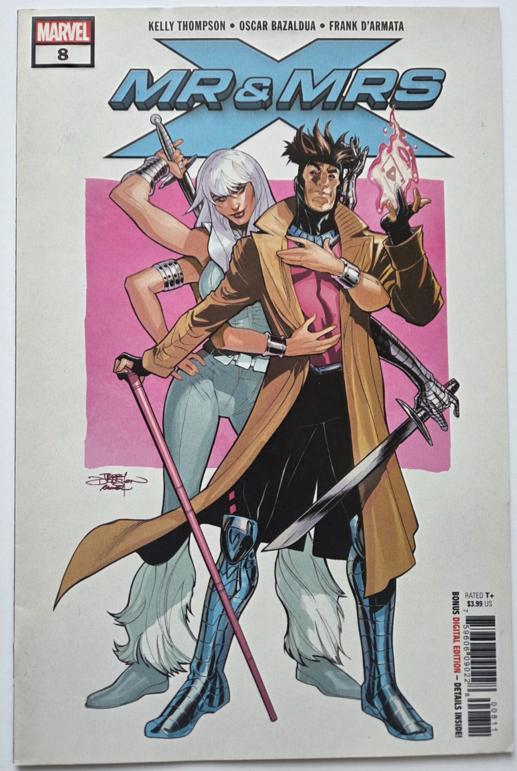 MR & MRS X #8 (2019) MARVEL COMICS TERY DODSON COVER GAMBIT ROGUE X-MEN
