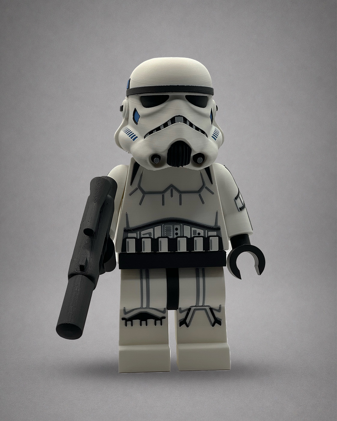 Galactic Soldier 8in Mega 500% Sci Fi Display 3D Printed Figure