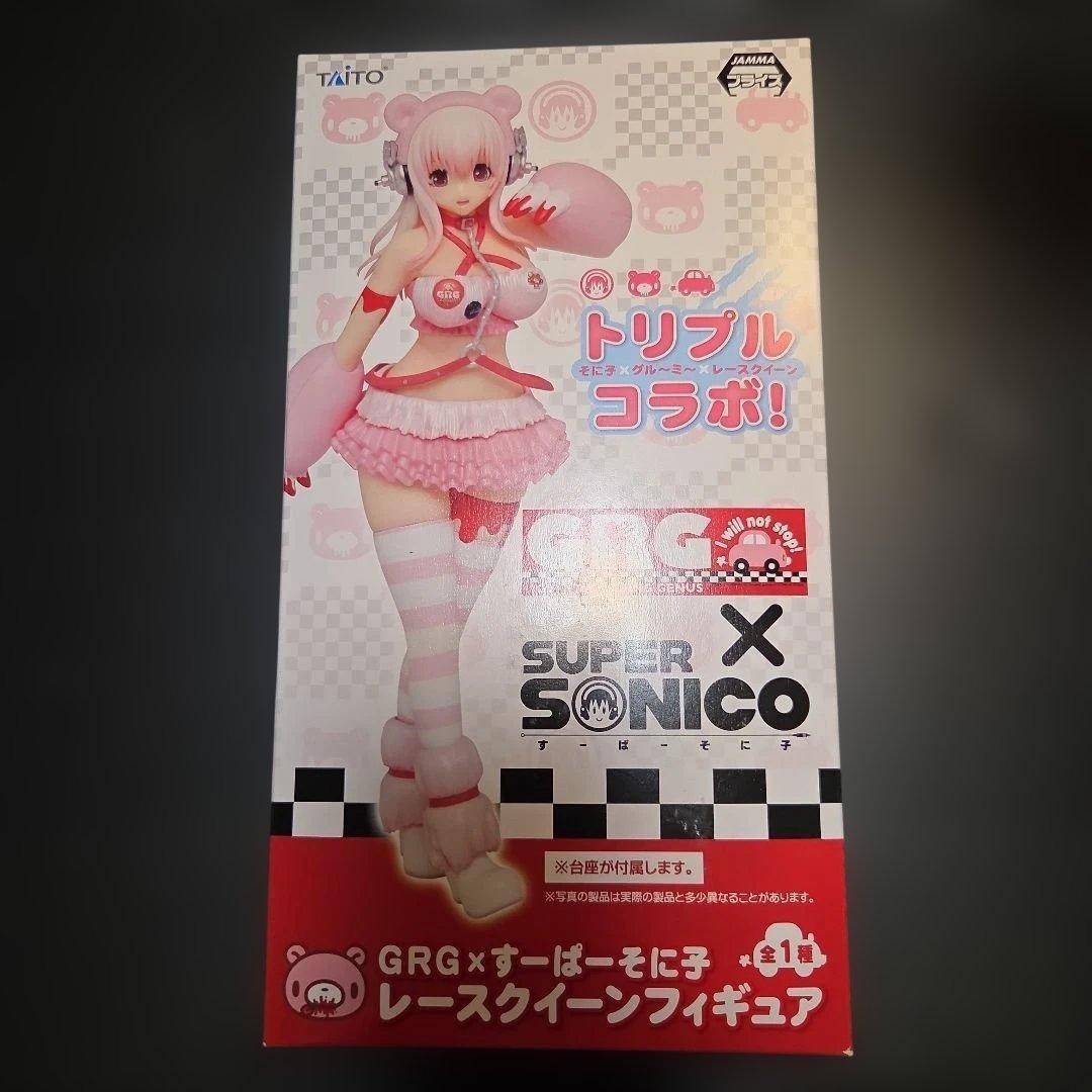 TAITO Super Sonico GRG x Gloomy Bear Race Queen Prize Figure 2014 Japan