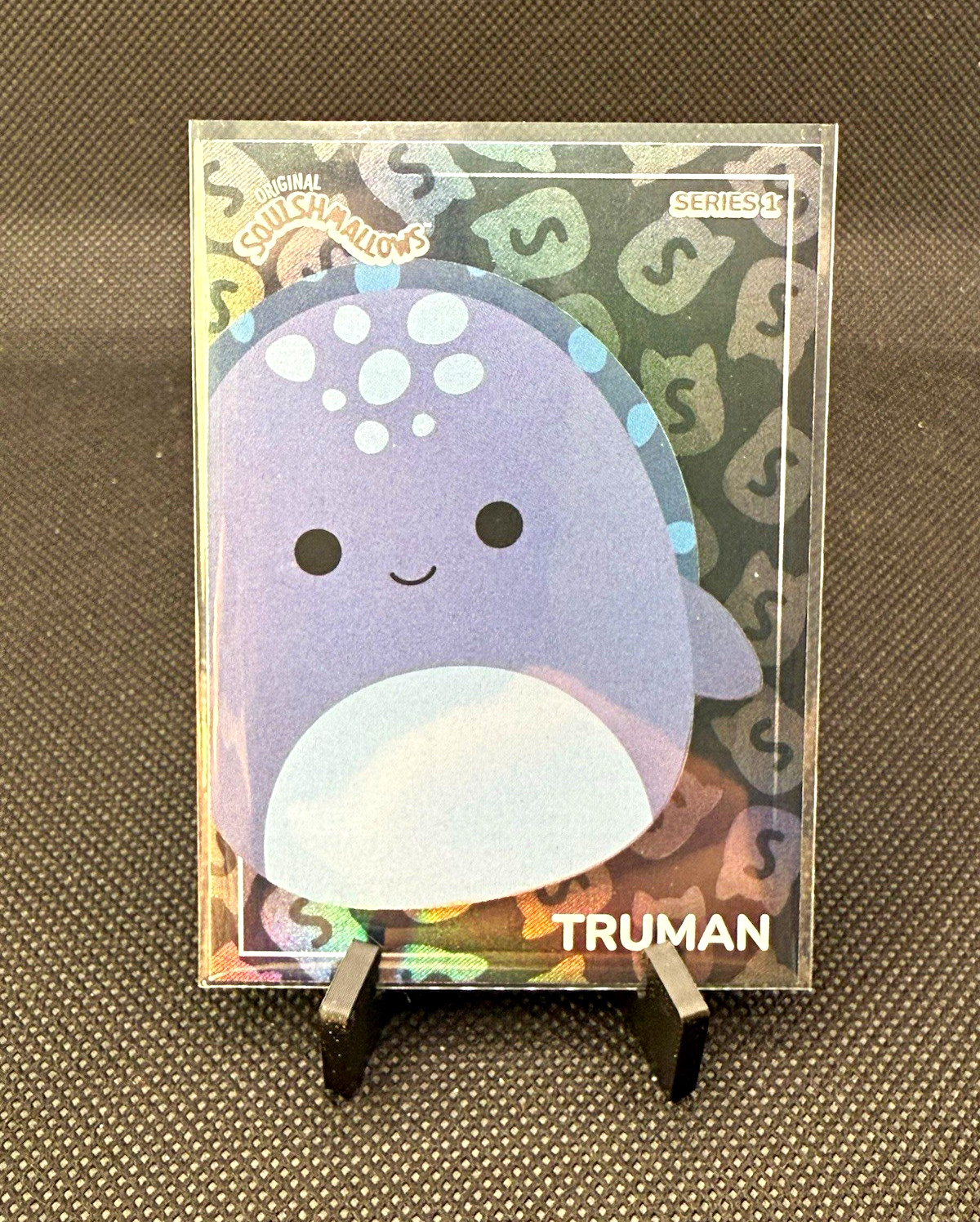 2024 Panini Squishmallows Series 1 Truman #80 Black Ice Prizm 1/1 ONE OF ONE