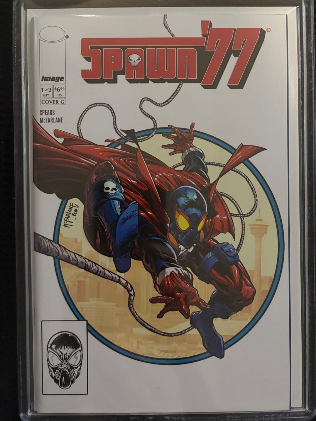 Spawn \'77 #1 Cover G — 1:50 Todd McFarlane ASM #300 homage