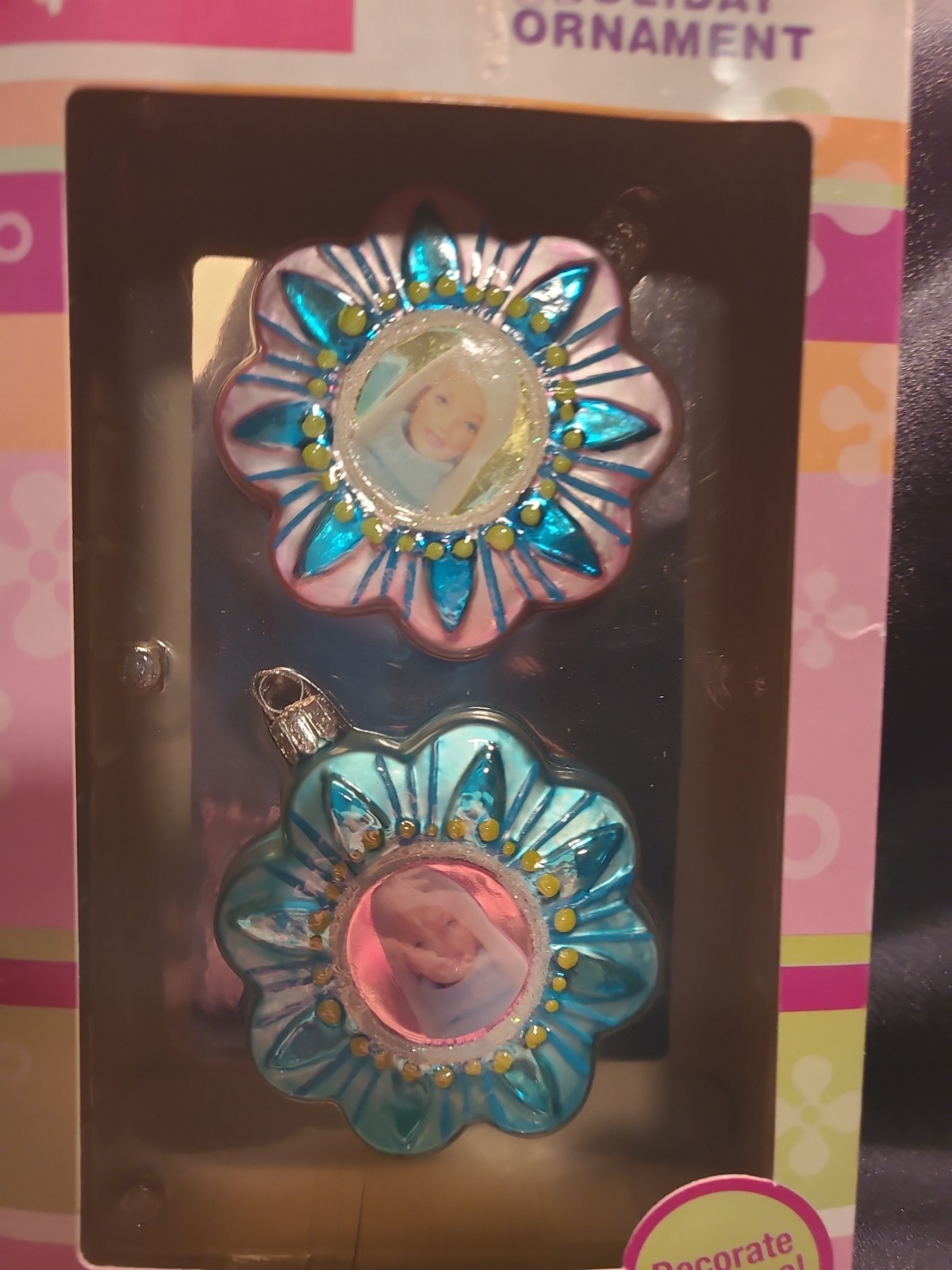 KURT S ADLER Glass Christmas Tree Ornament Set Of 2   BARBIE 2005 