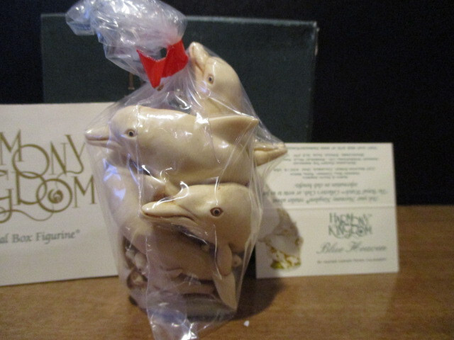 Harmony Kingdom Blue Heaven Dolphin Pod UK Made Box Figurine Factory Bagged