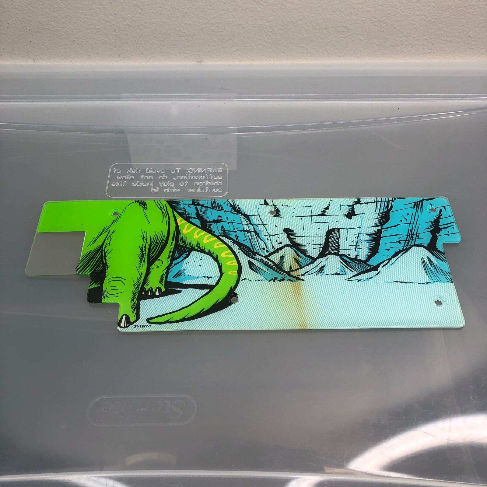  Williams Flintstones NOS Dino Plastic Pinball Machine Parts ~ 31-1977-1 x