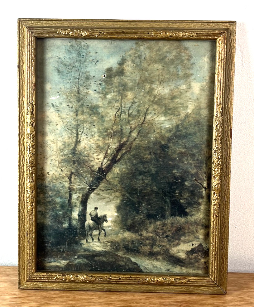 Antique Gold Ornate Solid Wood Picture Frame; Fits 12x16; AS IS CONDITION Antique Gold Ornate Solid Wood Picture Frame; Fits 12x16; AS IS CONDITION