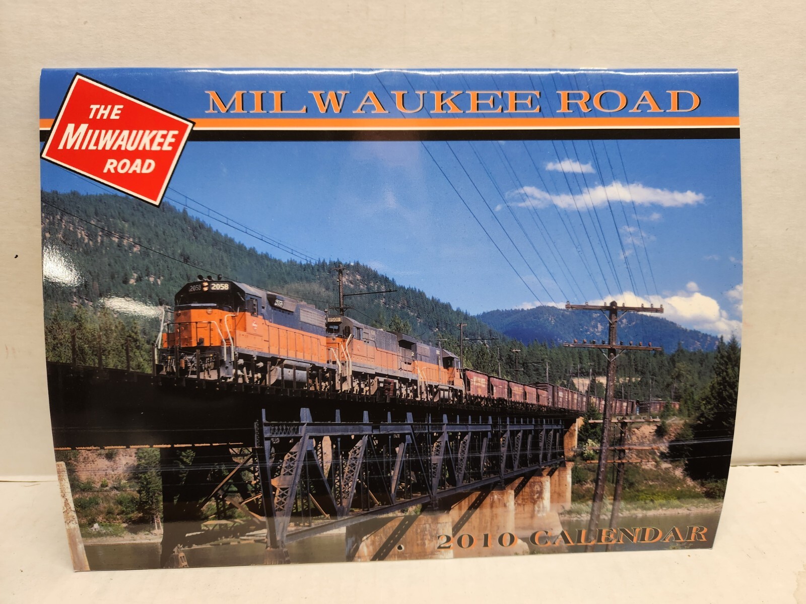 2010 Milwaukee Road Calendar - Trains Railroad 9 x 12 Inches
