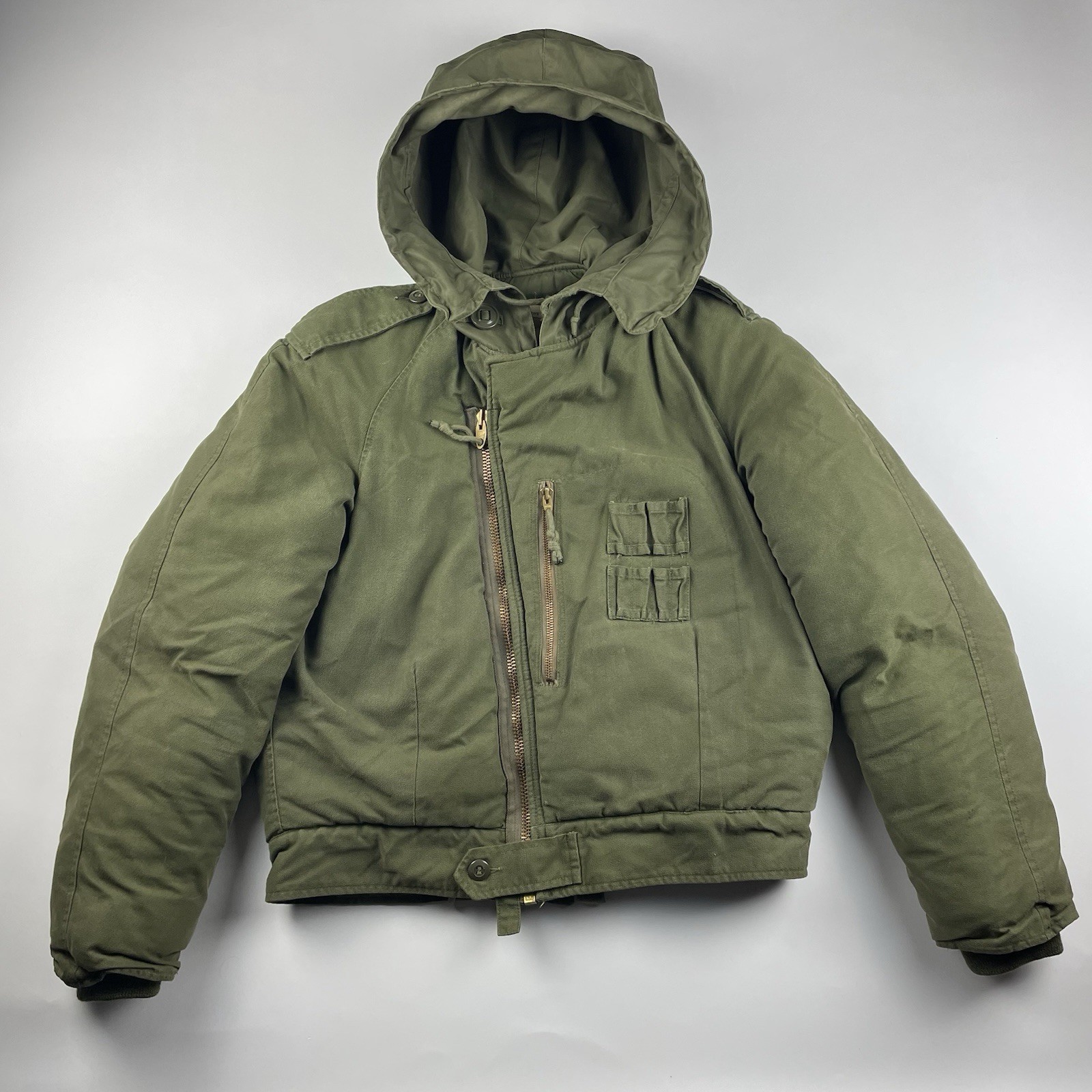 VTG Canadian Army Cold Weather AFV Crew Tanker Jacket dated 1969 Large Long EUC