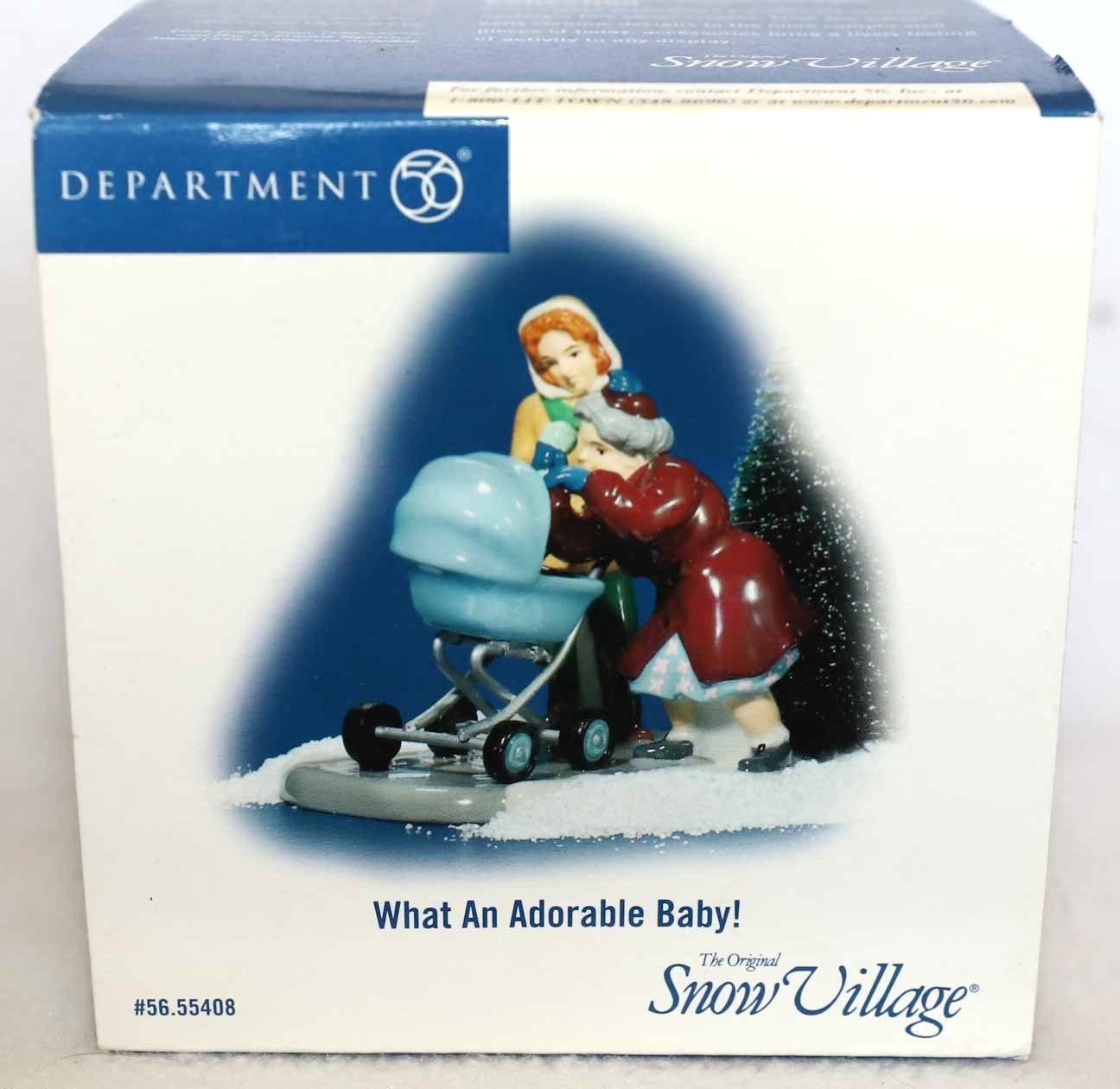 DEPT 56 WHAT AN ADORABLE BABY SNOW VILLAGE CHRISTMAS 55408 DEPT 56 WHAT AN ADORABLE BABY SNOW VILLAGE CHRISTMAS 55408