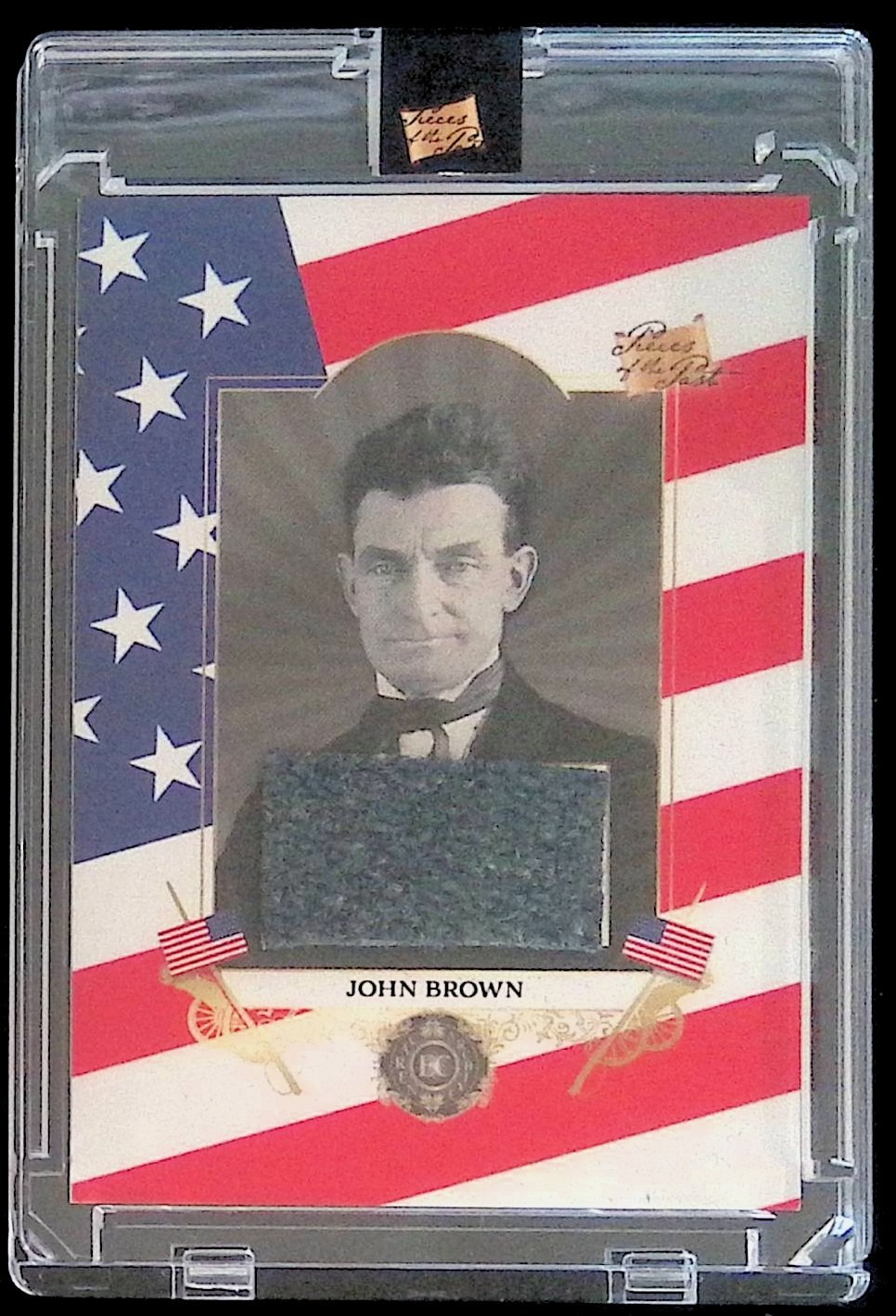 John Brown - Unique Cloth Relic - 2026 Pieces Caren\'s Civil War John Brown - Unique Cloth Relic - 2026 Pieces Caren\'s Civil War