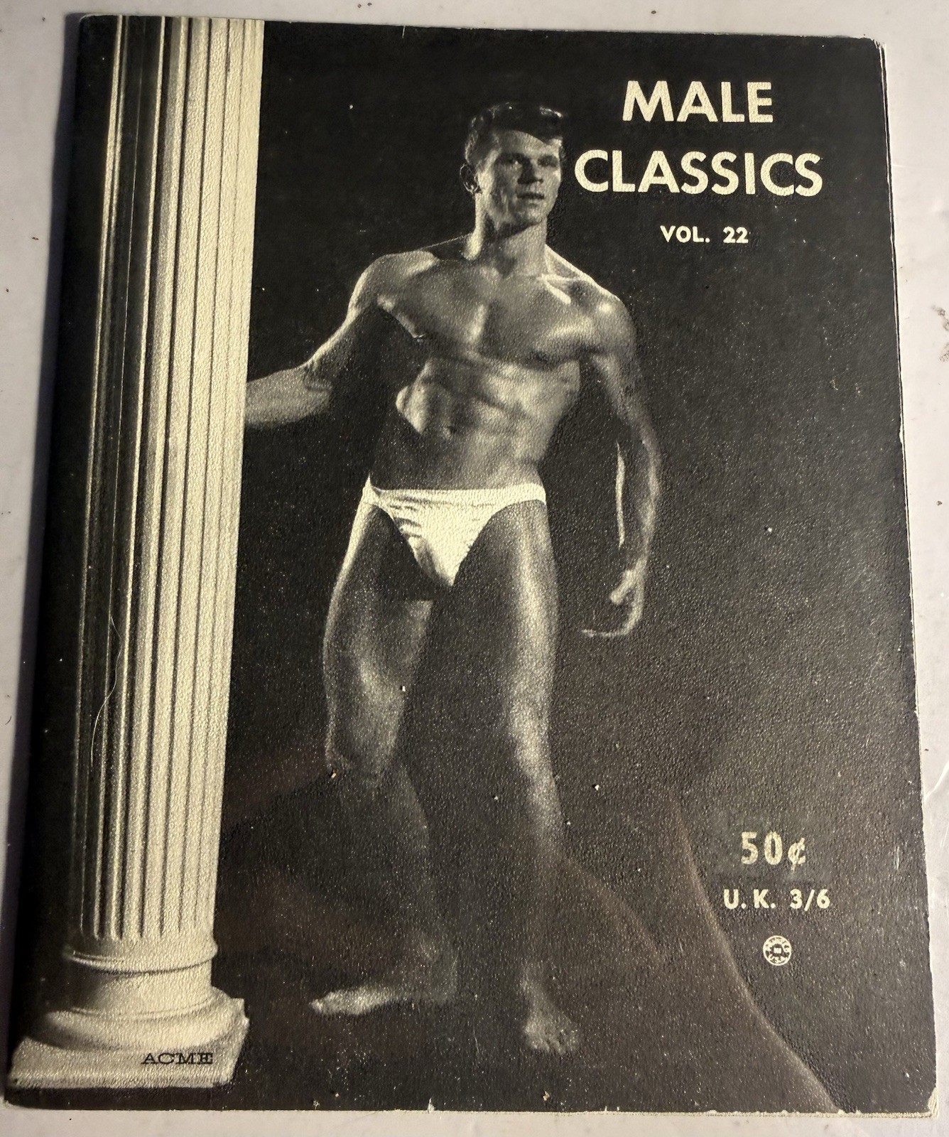MALE CLASSICS #22 1960’s VTG BRITISH PHYSIQUE PHOTO & ART MAGAZINE GAY INTRST