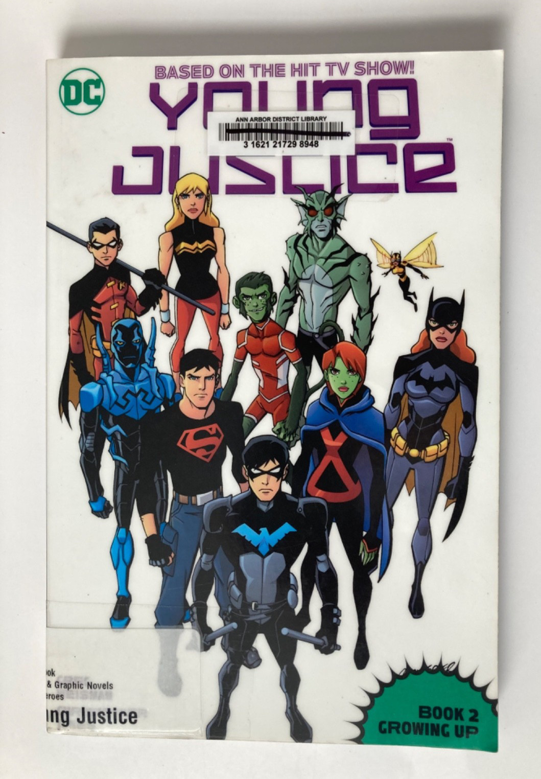 Young Justice Book 2 Growing Up DC Comics 2021 TPB Outsiders Ex-Library OOP