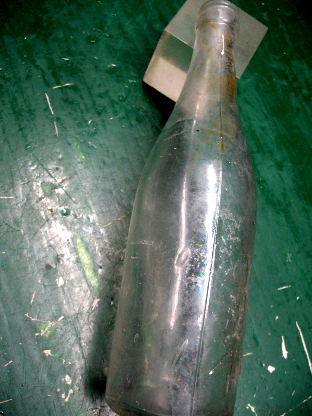 BECK'S    BUFFALO   EMBOSSED  N Y BEER  BOTTLE VERY  EARLY   NO  OTHER  MARKING