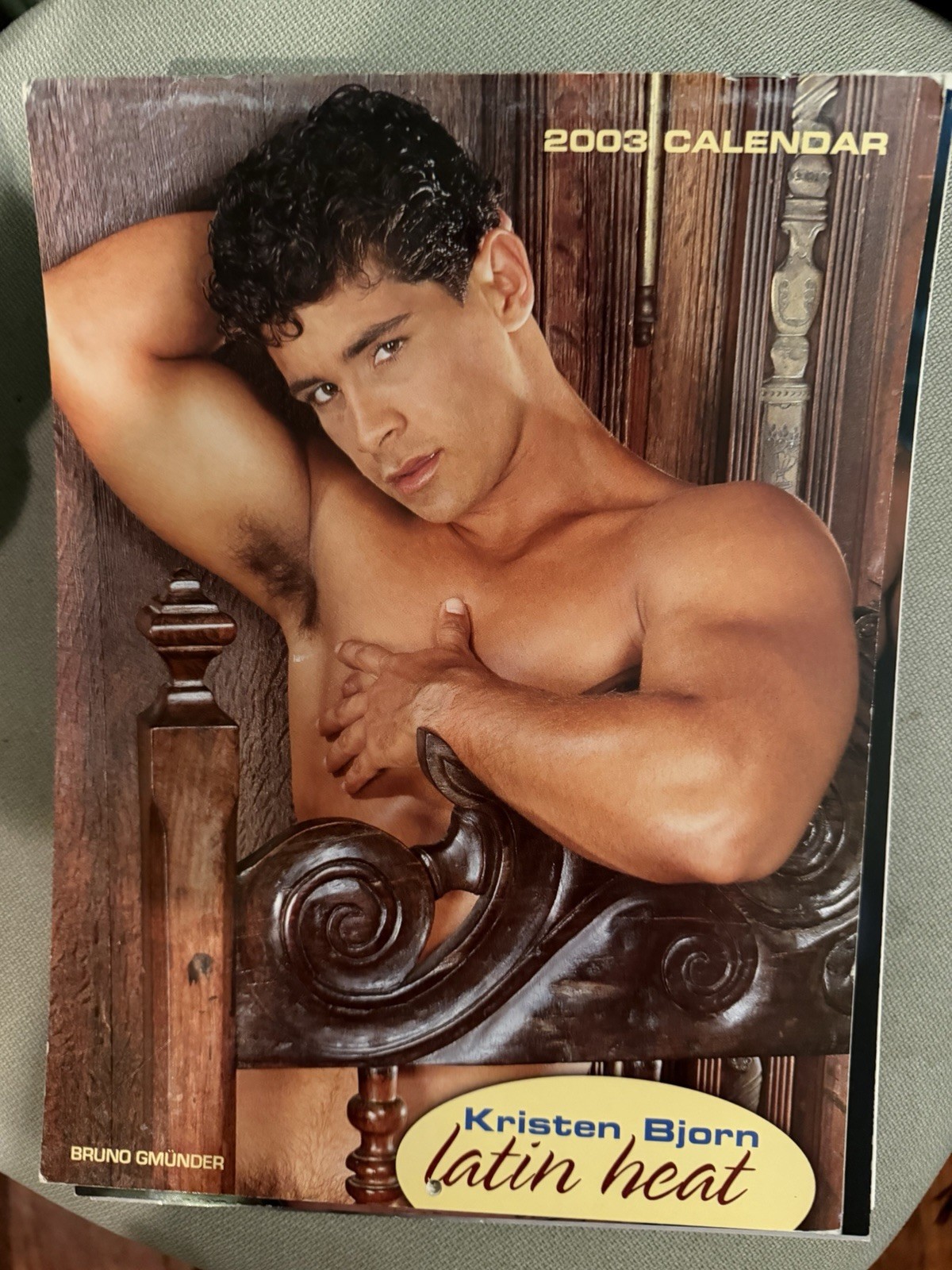 KRISTEN BJORN  pres:  2003 LATIN HEAT CALENDAR *  *  COLLECTORS ITEM