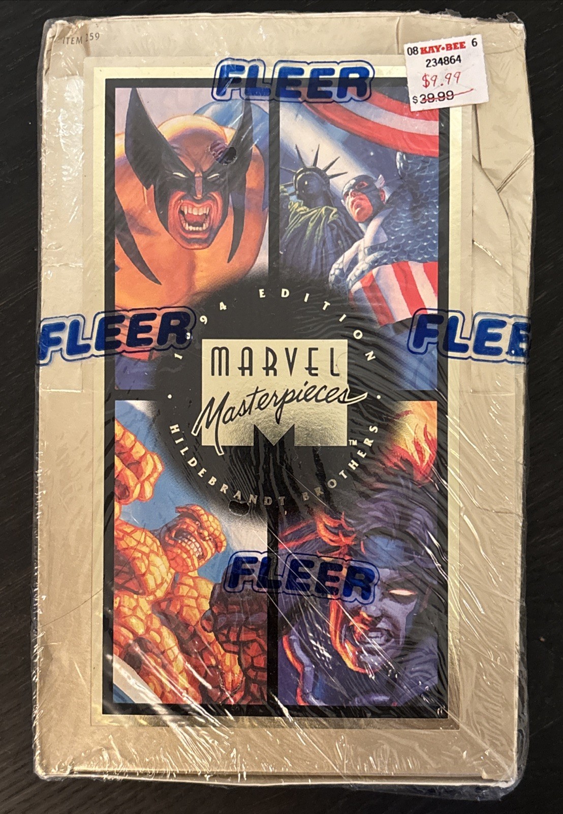 Fleer 1994 Edition Marvel Masterpieces Hildebrandt Brothers Factory Sealed