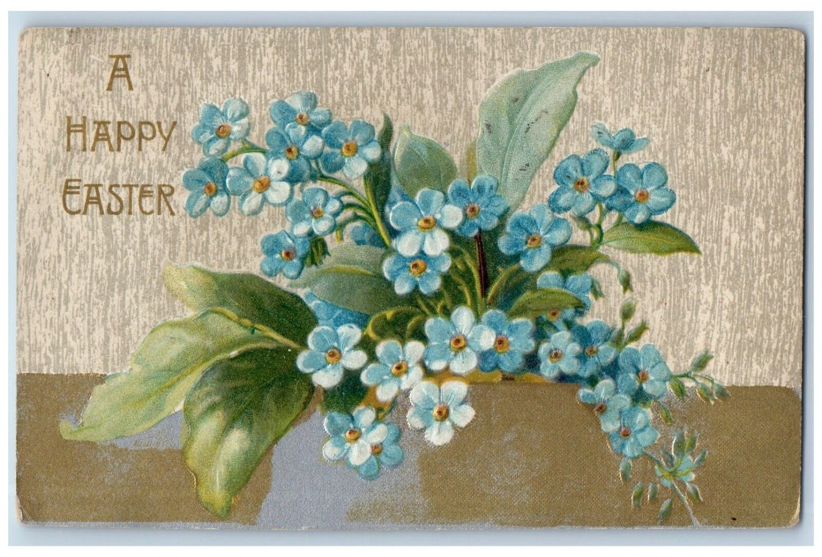 Camden New Jersey NJ Postcard Easter Flowers Winsch Back Embossed 1910 Antique