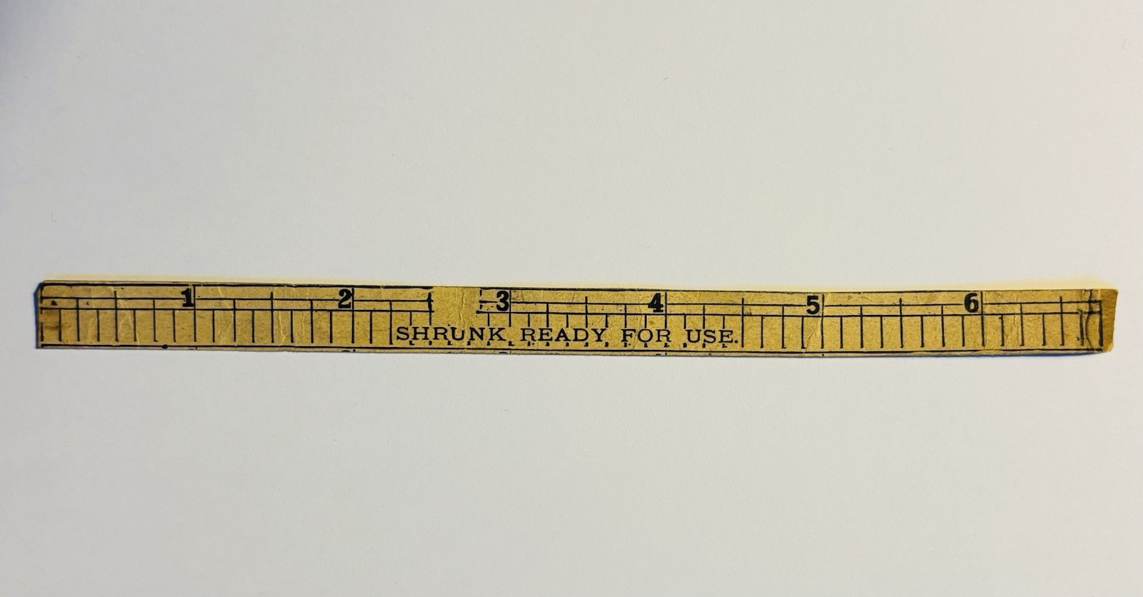 Late 1800’s Advertising Paper Ruler For “Star” Alpaca Braid
