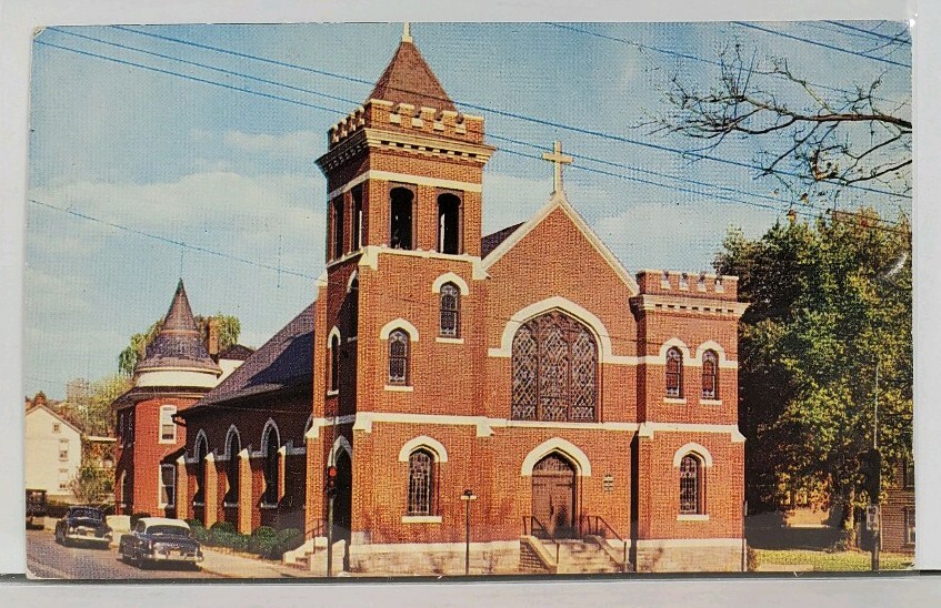 Waynesboro Pa St Andrew\'s Roman Catholic Church c1940s Postcard M2 Waynesboro Pa St Andrew\'s Roman Catholic Church c1940s Postcard M2