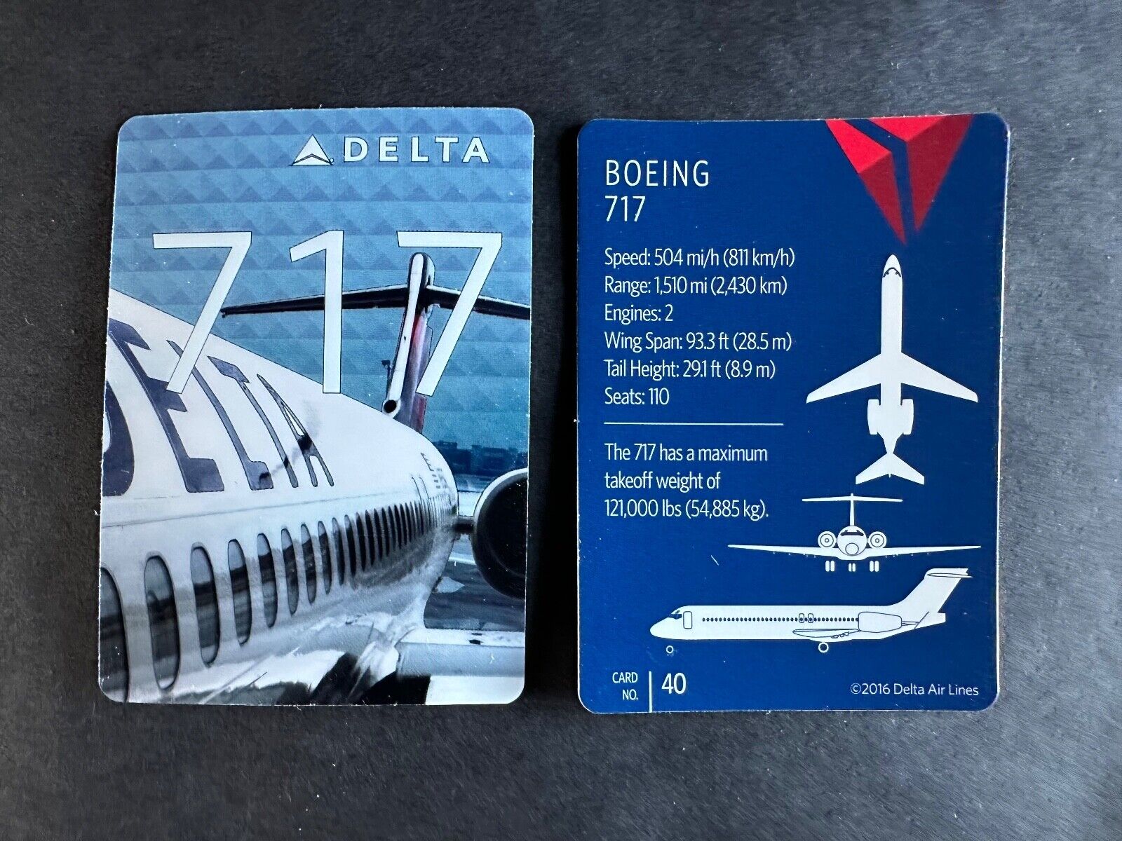 Pick and Choose from 19 different Delta Trading Cards 2015 2016 and 2022 New