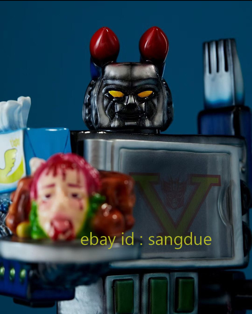 Genuine ookii studio sofubi Microwave oven robot Model Statue In Stock