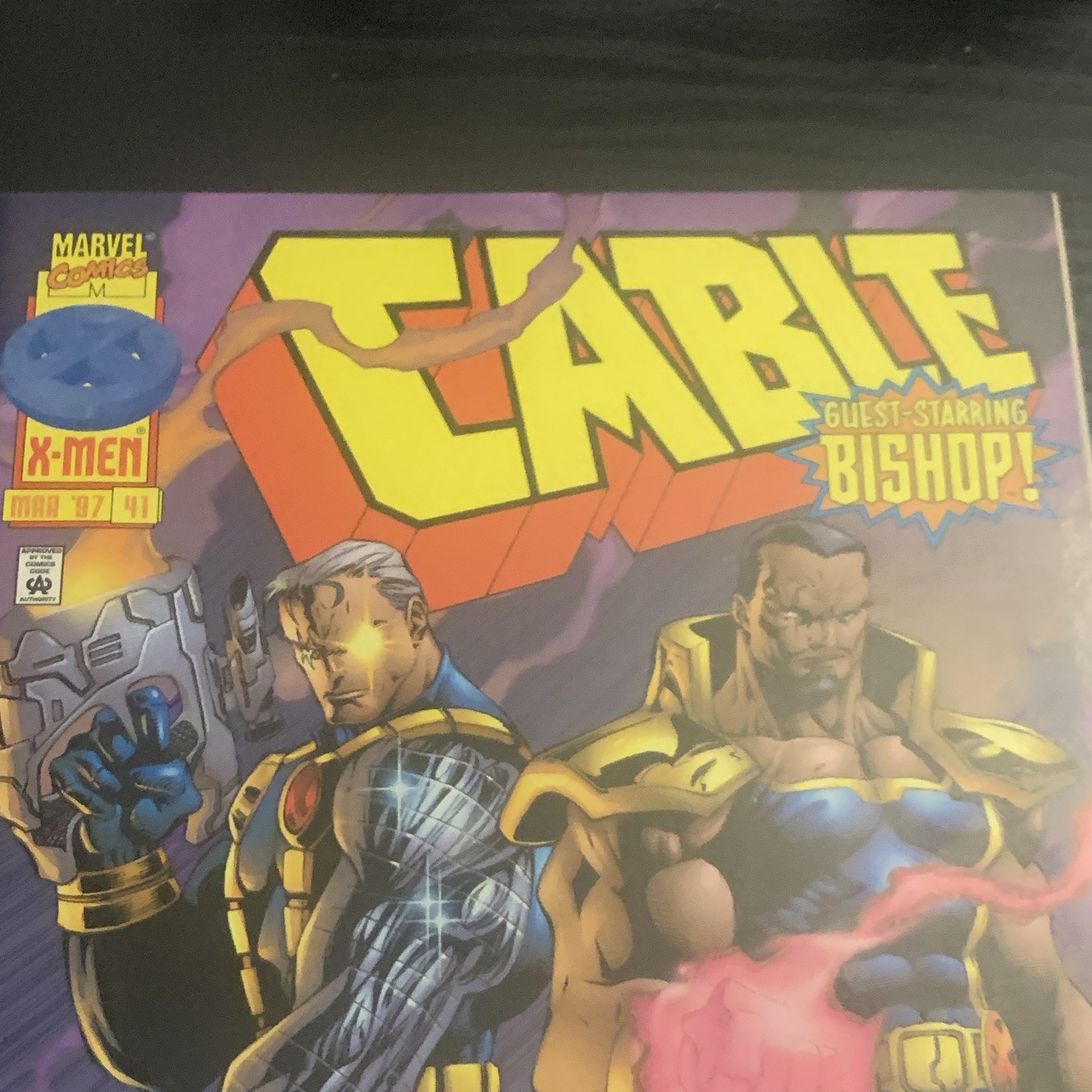 Marvel Comics Cable #41 Direct Edition (1987) Bishop Guest Stars, X-Men