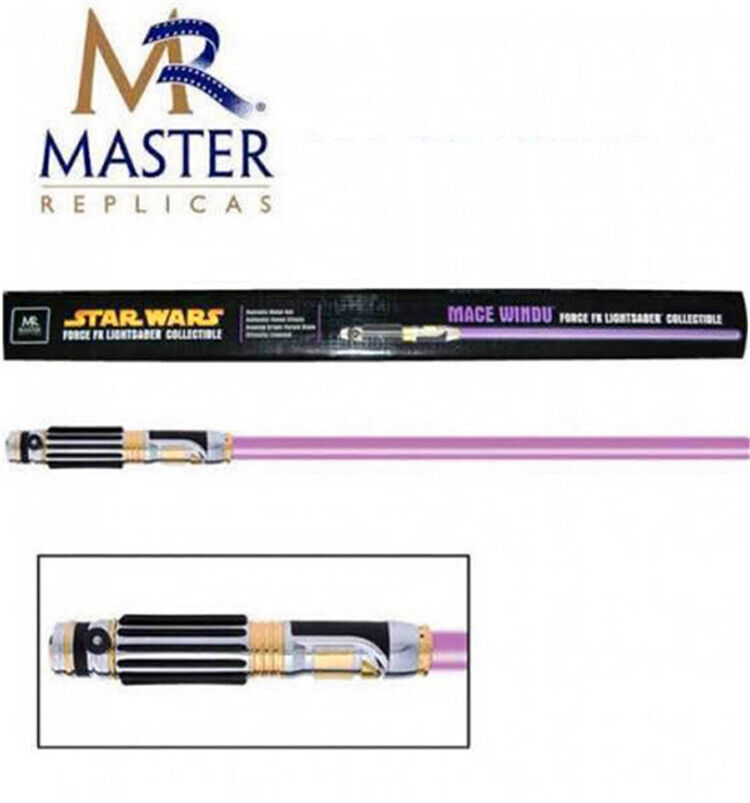 MR Master Star Wars Replicas Mace Windu Lightsaber LED light Limited  IN STOCK
