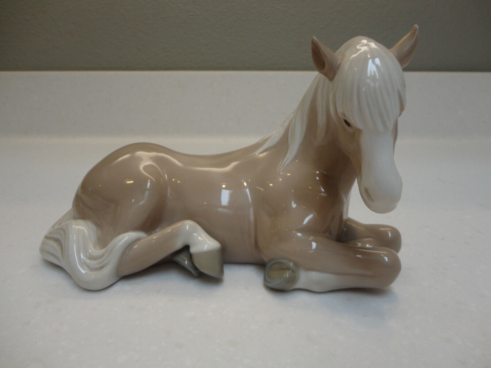 Rare 1972 LLADRO Little Horse Resting Statue Figurine Retired 1986 