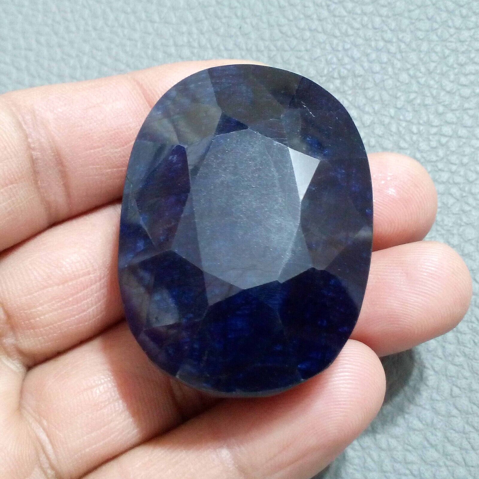 Excellent Madagascar Royal Blue Sapphire Faceted Oval 376.45 Crt Loose Gemstone