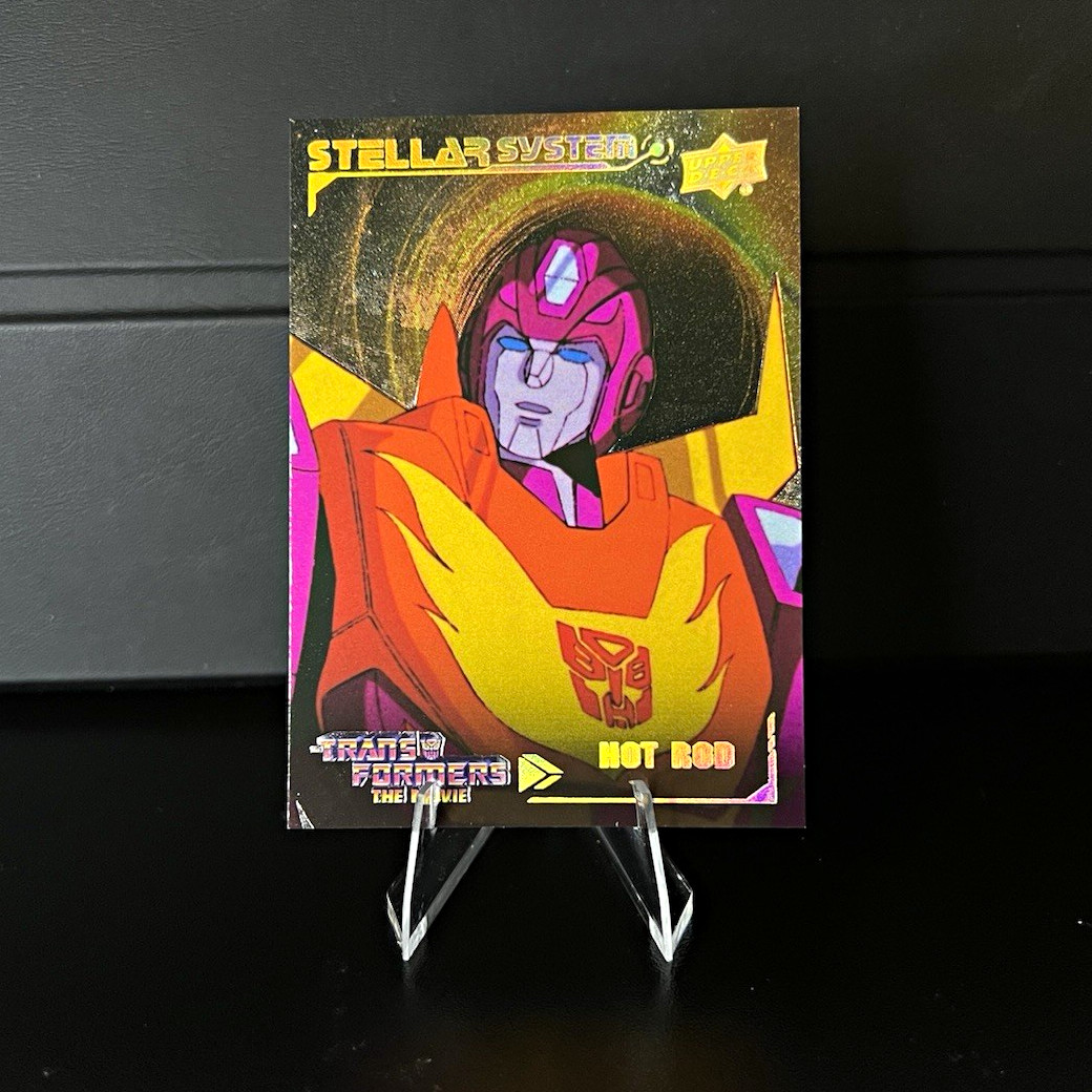 Upper Deck Stellar System Transformers: The Movie Hot Rod SS-3 Serial #/25