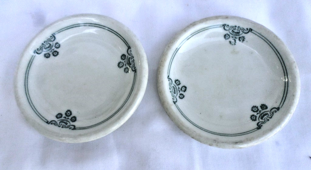 Vintage Restaurant Ware Chunky Butter Pats TWO England