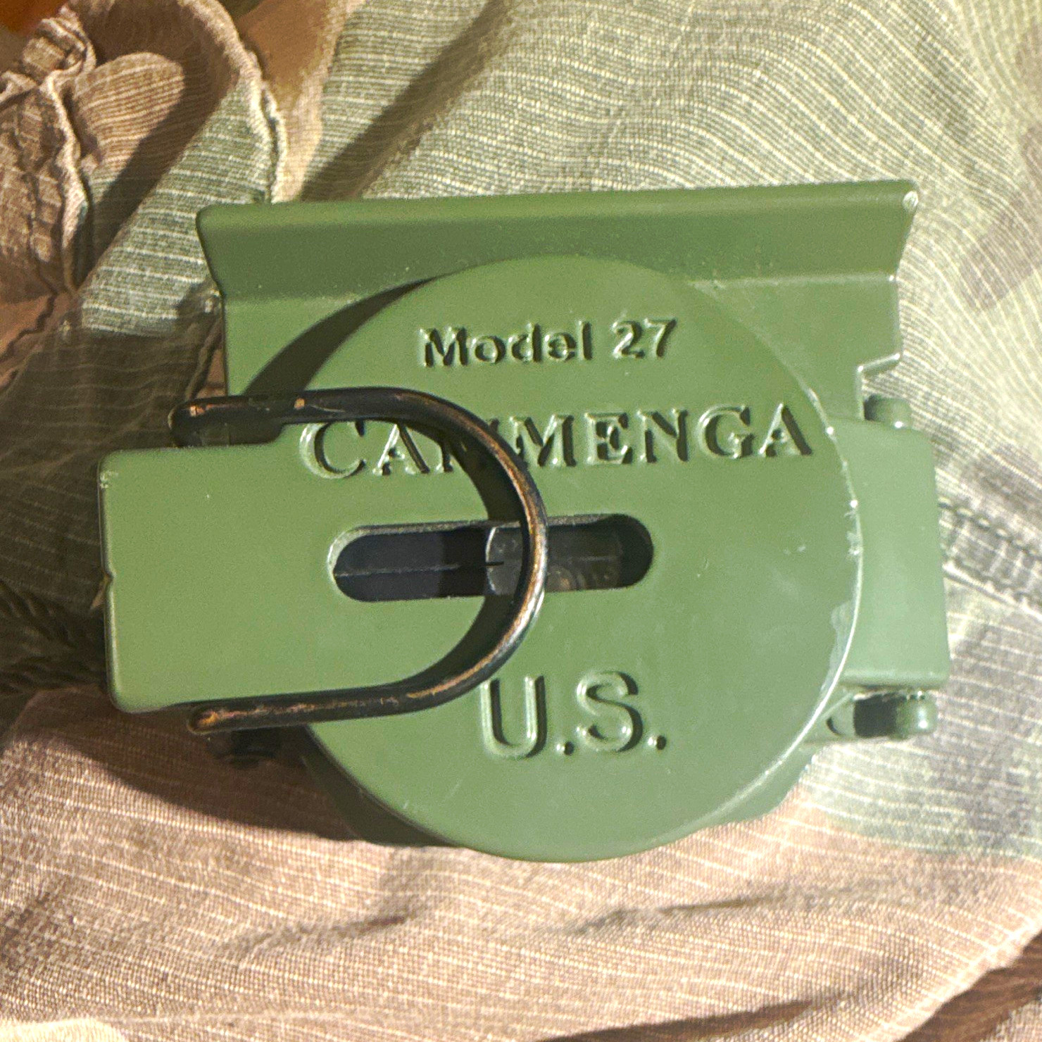 Cammenga Model 27 Phosphorescent Military Compass – US Army Style Survival Gear