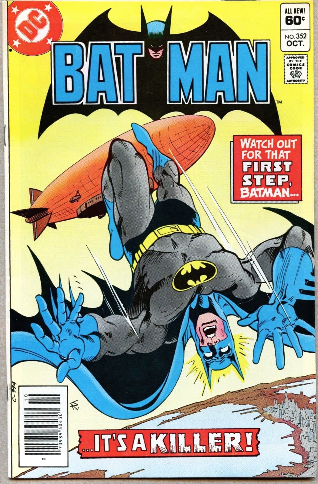Batman #352-1982 vf 8.0 Jim Aparo Don Newton Human Target
