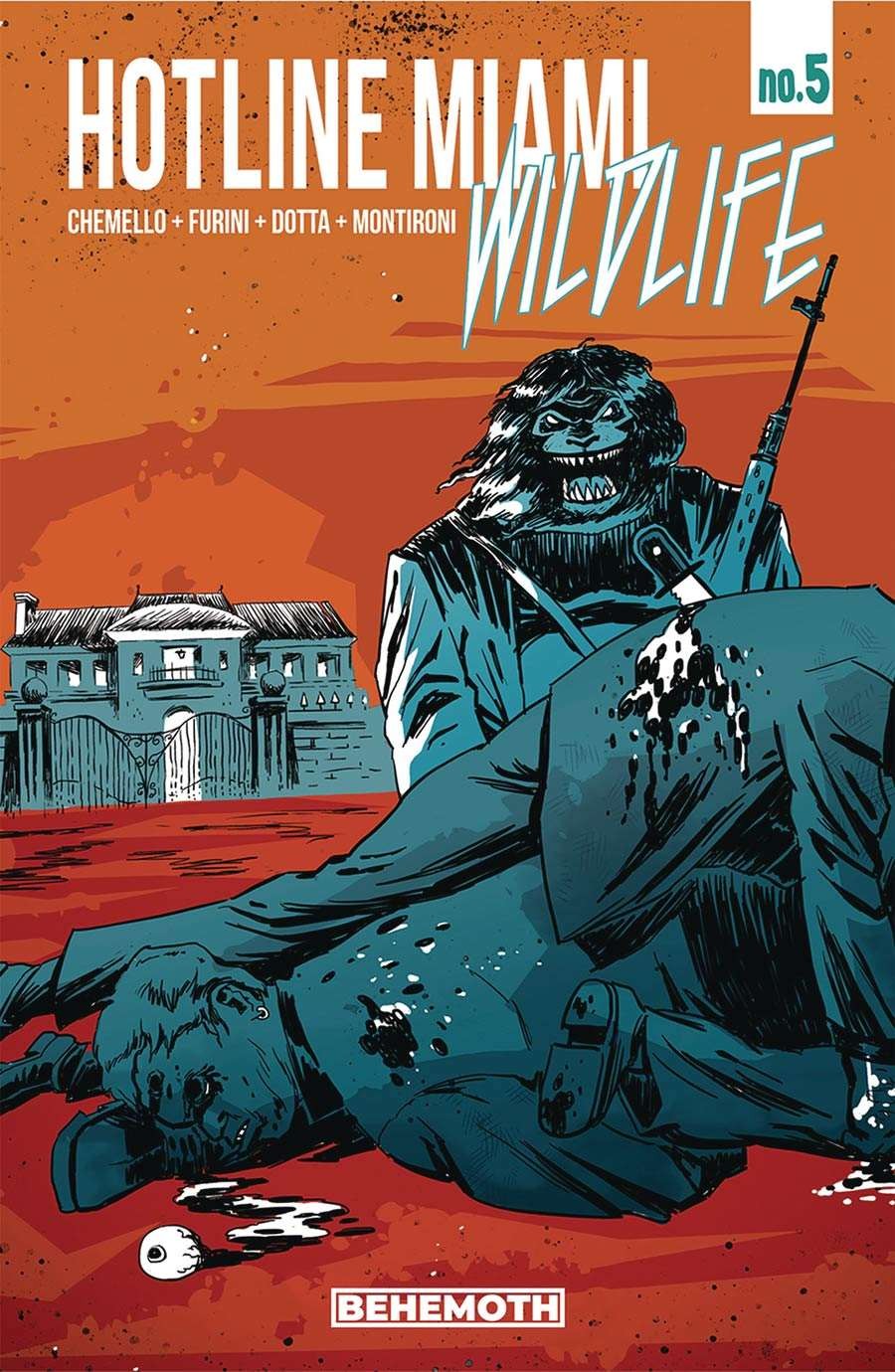 Hotline Miami: Wildlife #5 VF/NM; Behemoth | Based on Video Game - w/Bag+Board