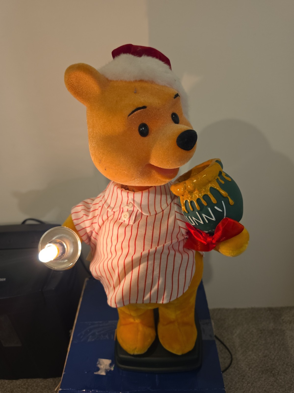 Disney Winnie the Pooh Animated Christmas Moving 22in Tall Disney Winnie the Pooh Animated Christmas Moving 22in Tall