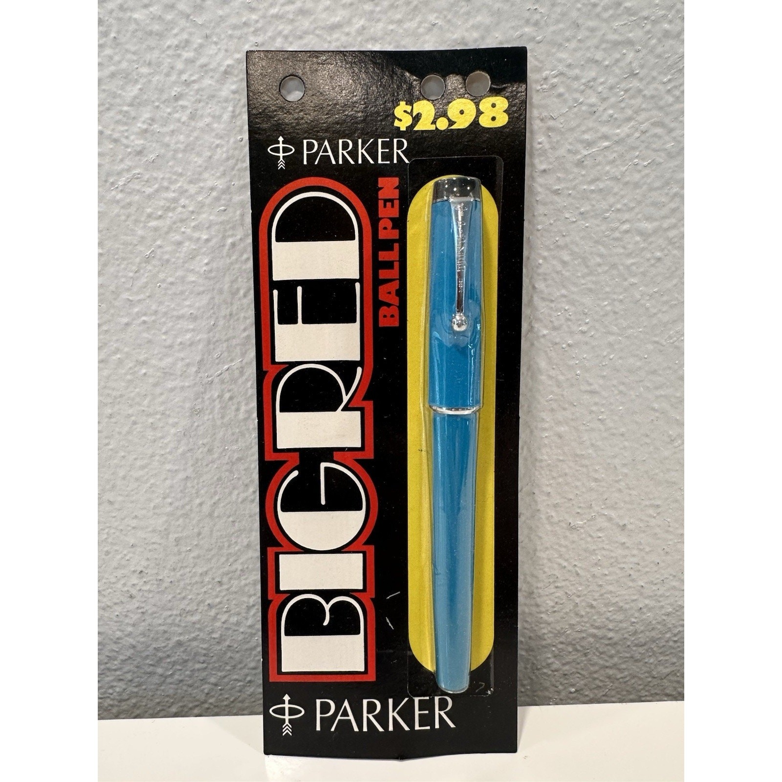VINTAGE *NEW* 1970\'s Parker Big Red Ball Pen Sealed - Blue