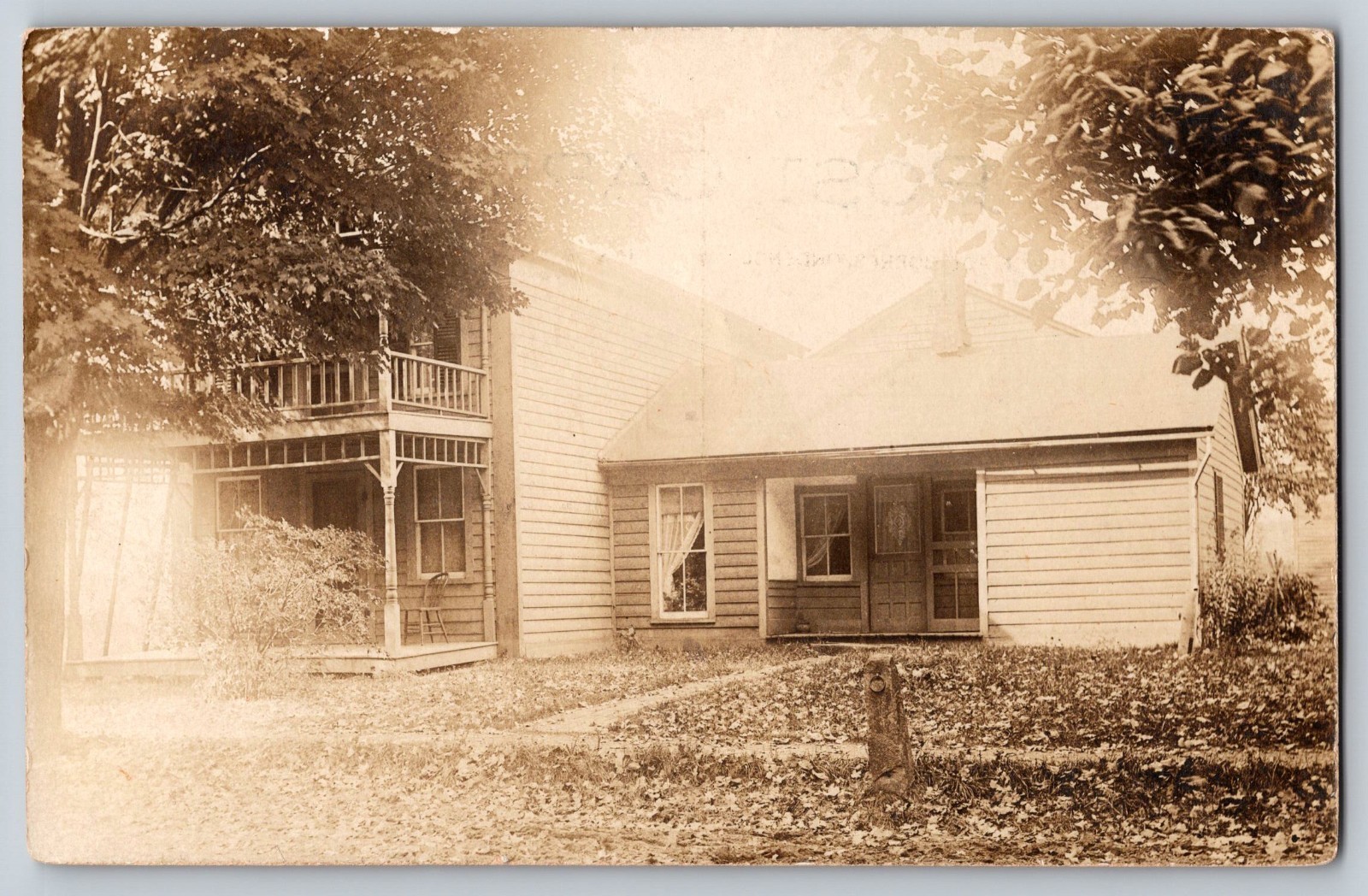 Two-Building Homestead, Labeled ‘Laura’s House,’ Early 20th Century”