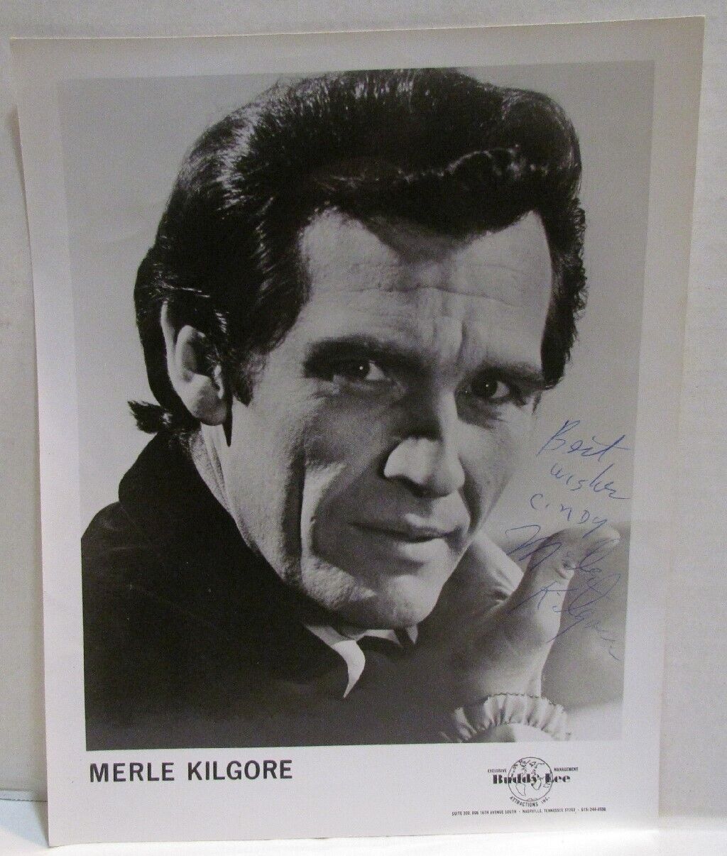 Merle Kilgore autographed photo