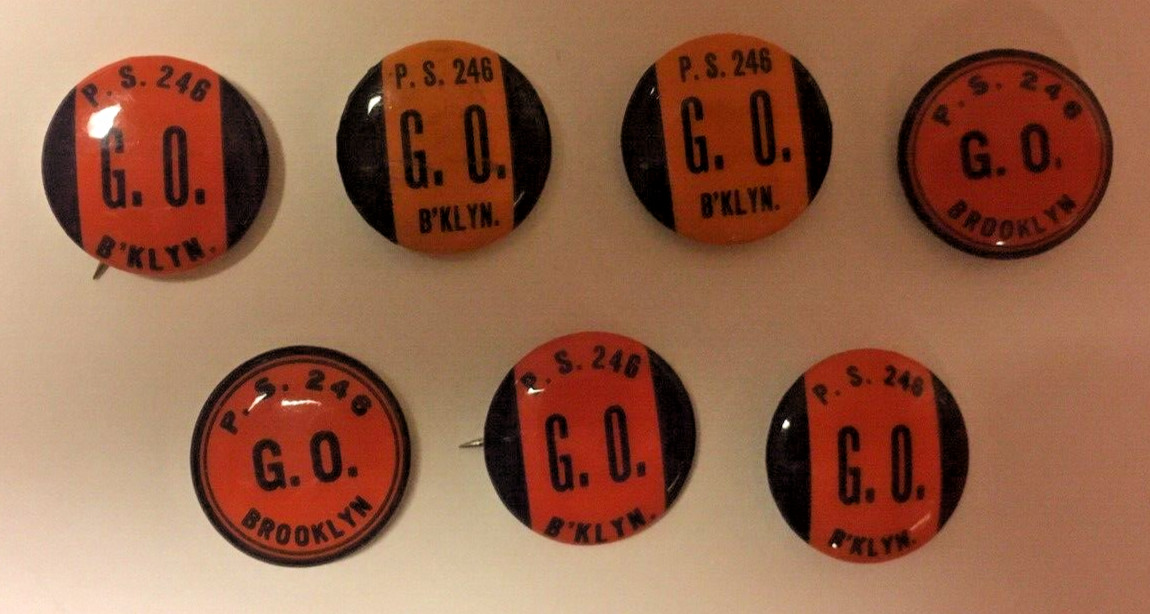 Lot of 7 New York City Public School PS 246 Brooklyn New York Pinbacks Lot of 7 New York City Public School PS 246 Brooklyn New York Pinbacks