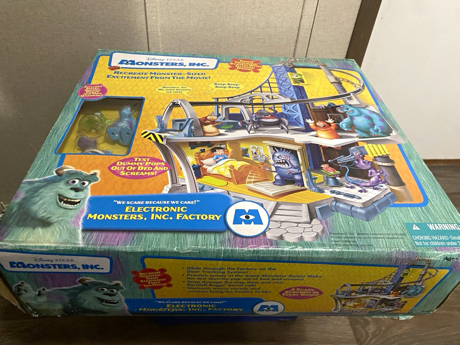 Disney Pixar Monsters, Inc. Electronic Factory Playset w/ Sulley, Mike & Randall