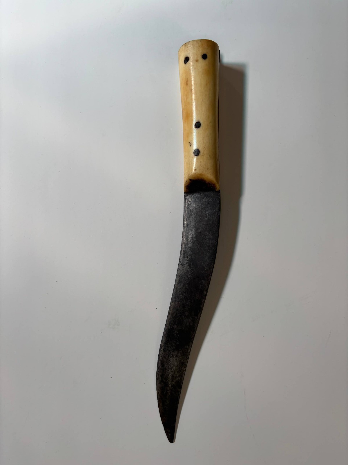 DAGGER WOOTZ Ivy Hilt 19thC Antique KHANJAR Authentic Very Rare Collectible 14'