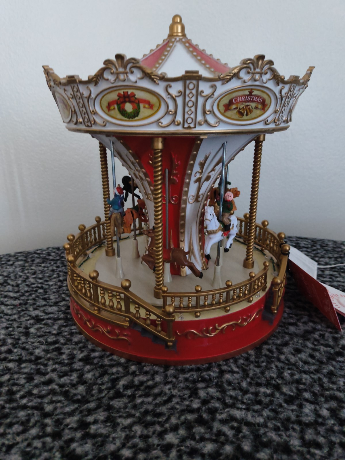 Martha Stewart Christmas Merry Go Carousel Musical Box