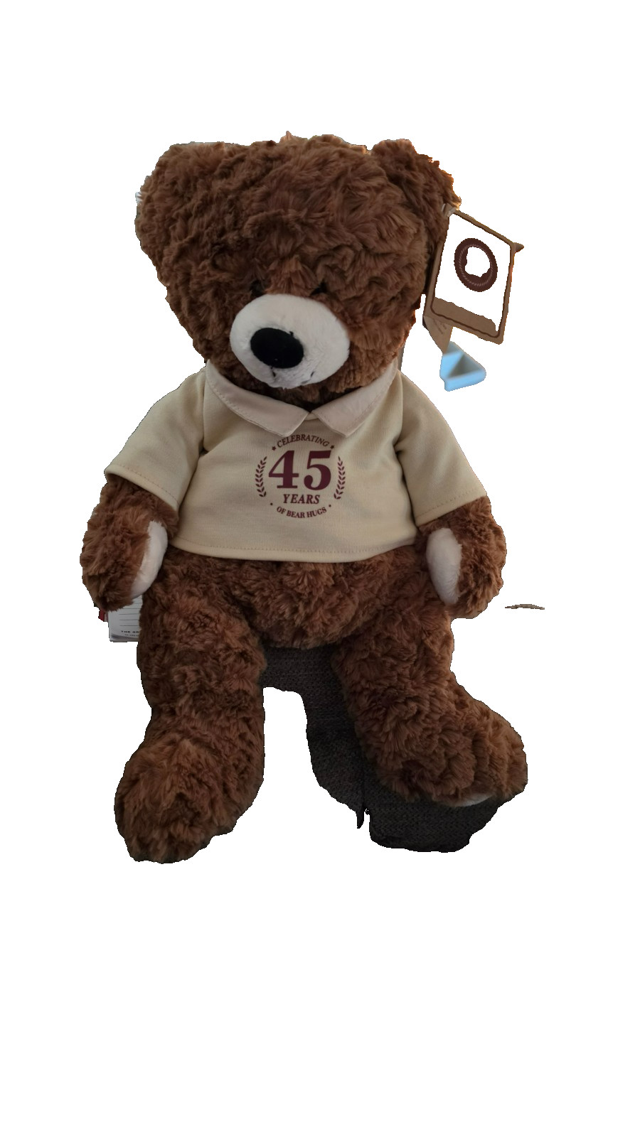 Enesco Boyds Bears Chubs Beanster 45th Anniversary Brown Bear 12 Inch, New