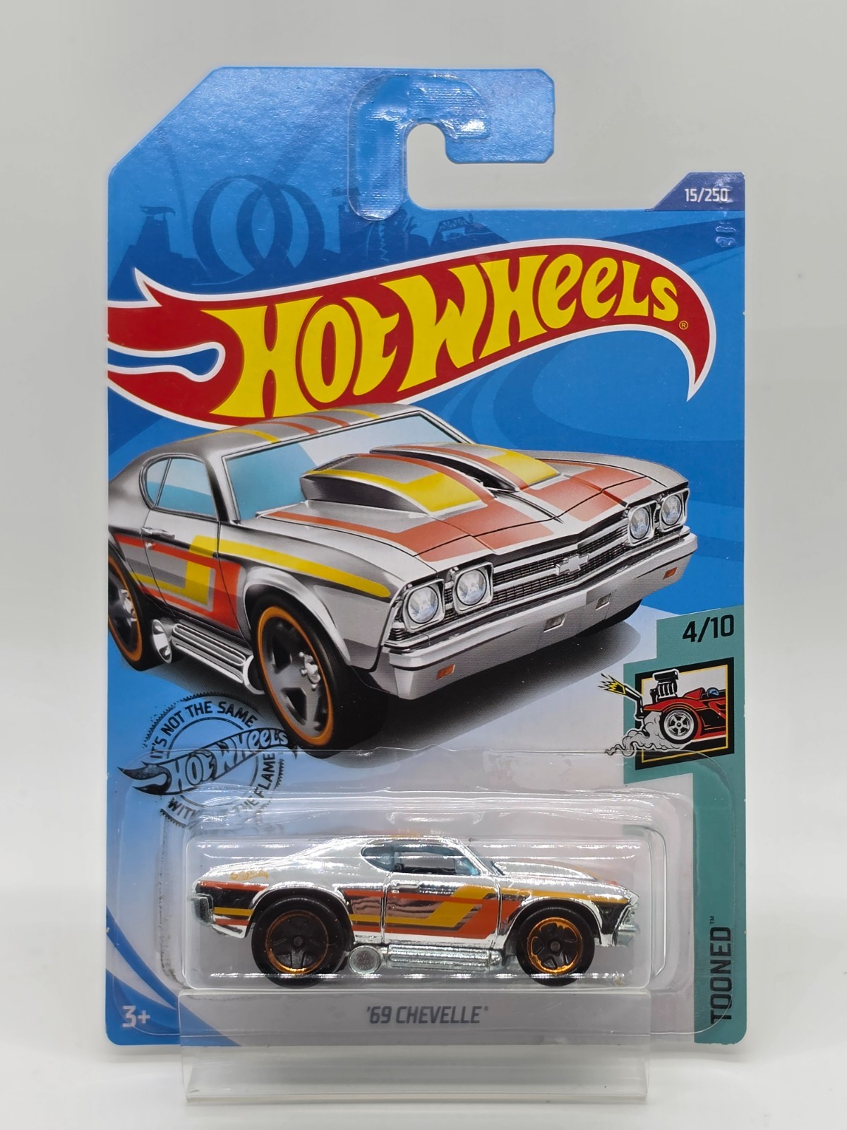 2017 Hot Wheels ’69 Chevelle Tooned ZAMAC Walmart Exclusive 4/10 #15/250