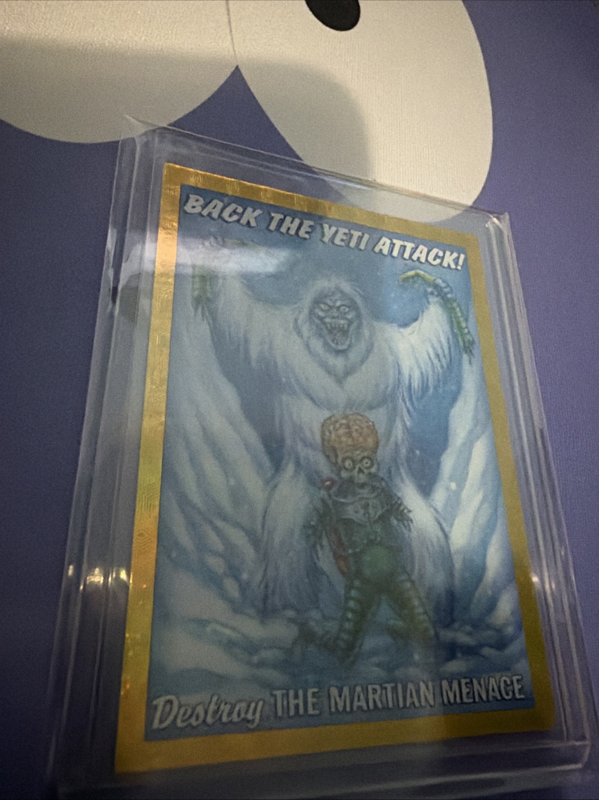 2026 TOPPS MARS ATTACKS XMAS CRYPTID ALLIANCE CA4 Abominable SM FOILFRACTOR 1/1
