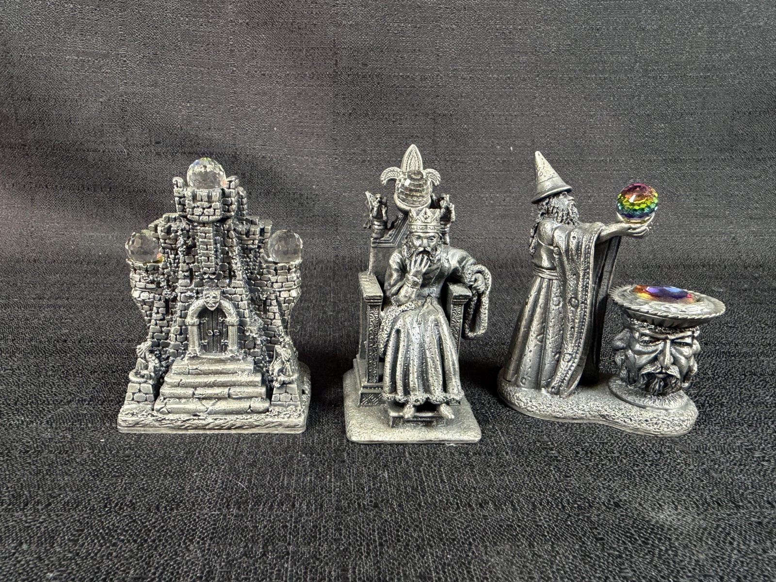 Tudor Mint Myth & Magic Pewter Figurines Lot Arthur Dragons Wizard EUC Tudor Mint Myth & Magic Pewter Figurines Lot Arthur Dragons Wizard EUC