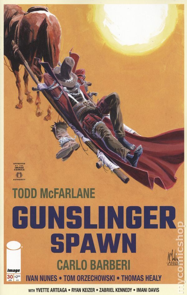 Gunslinger Spawn #30A Stock Image